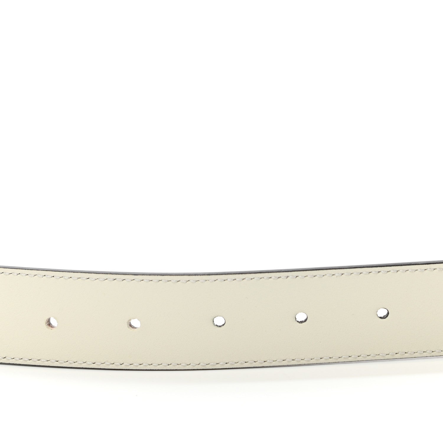Gucci Moon Calfskin Zumi 30mm Belt 85 34 Off White 4 of 5