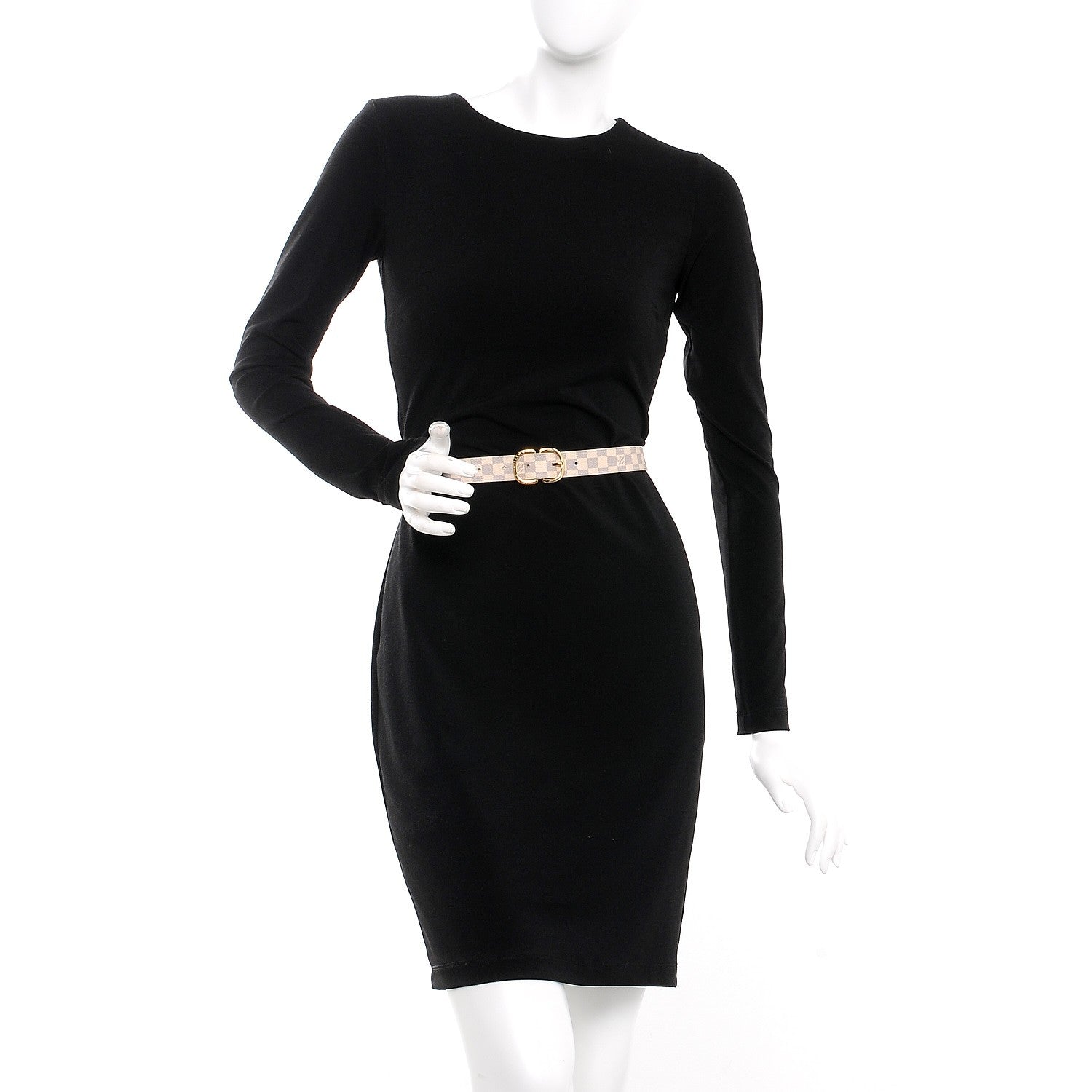 Louis Vuitton Damier Azur 25mm Belt 80 32 2 of 9