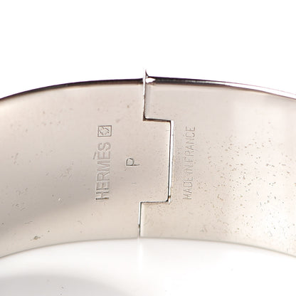 Hermes Enamel Wide Clic Clac H Bracelet PM Black 4 of 5