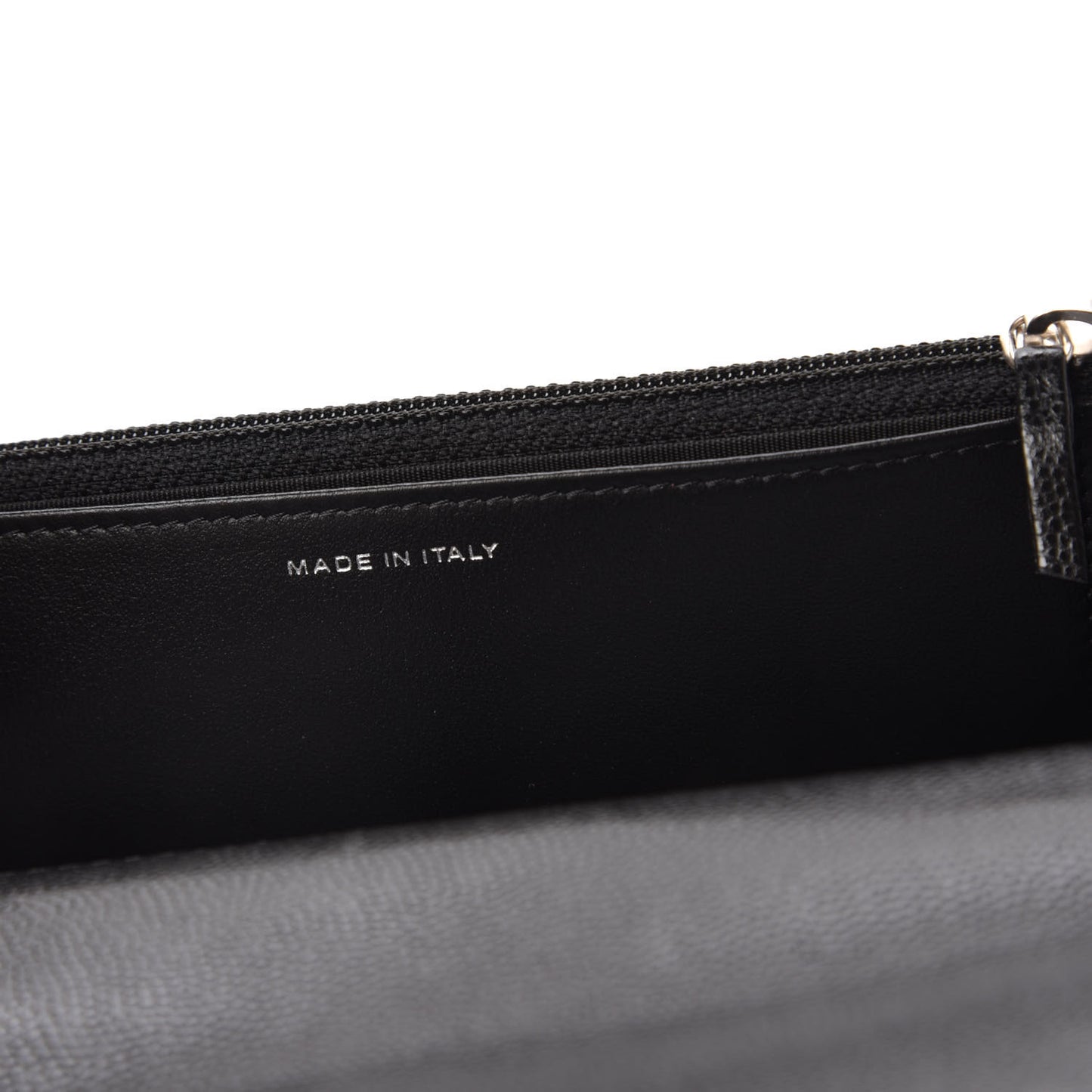 Caviar Quilted My Everything Wallet On Chain WOC Black