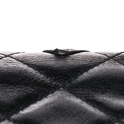 Chanel Aged Calfskin Quilted Cambon Yen Wallet Black 17 of 17