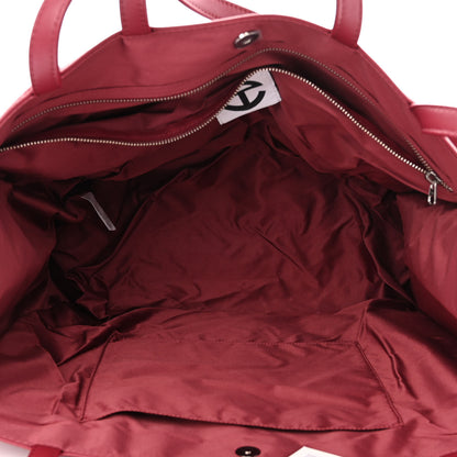Telfar Vegan Leather Large Shopping Bag Oxblood 5 of 10