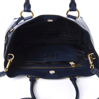 Prada Vitello Daino Shopping Tote Baltico 5 of 9