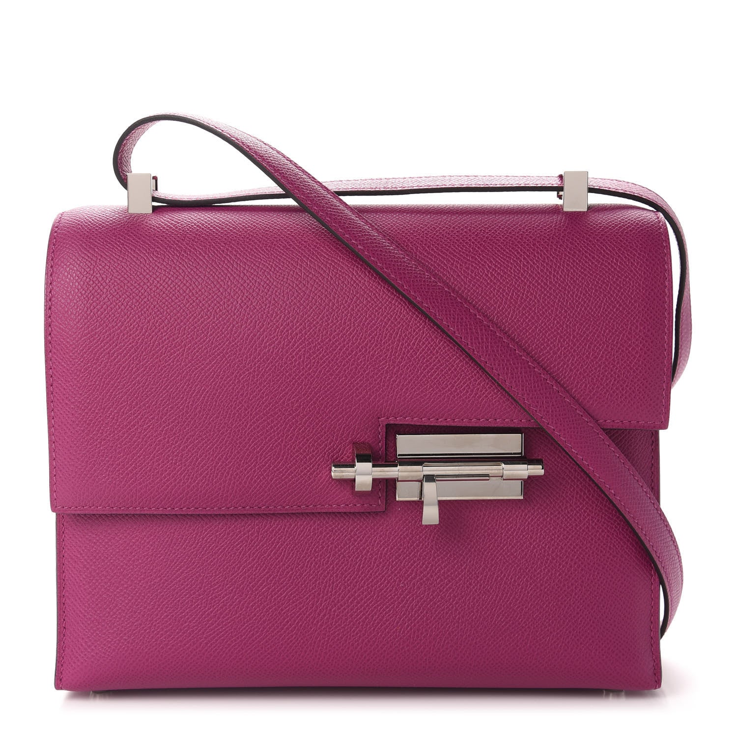 Hermes Epsom Verrou 21 Rose Pourpre 1 of 11