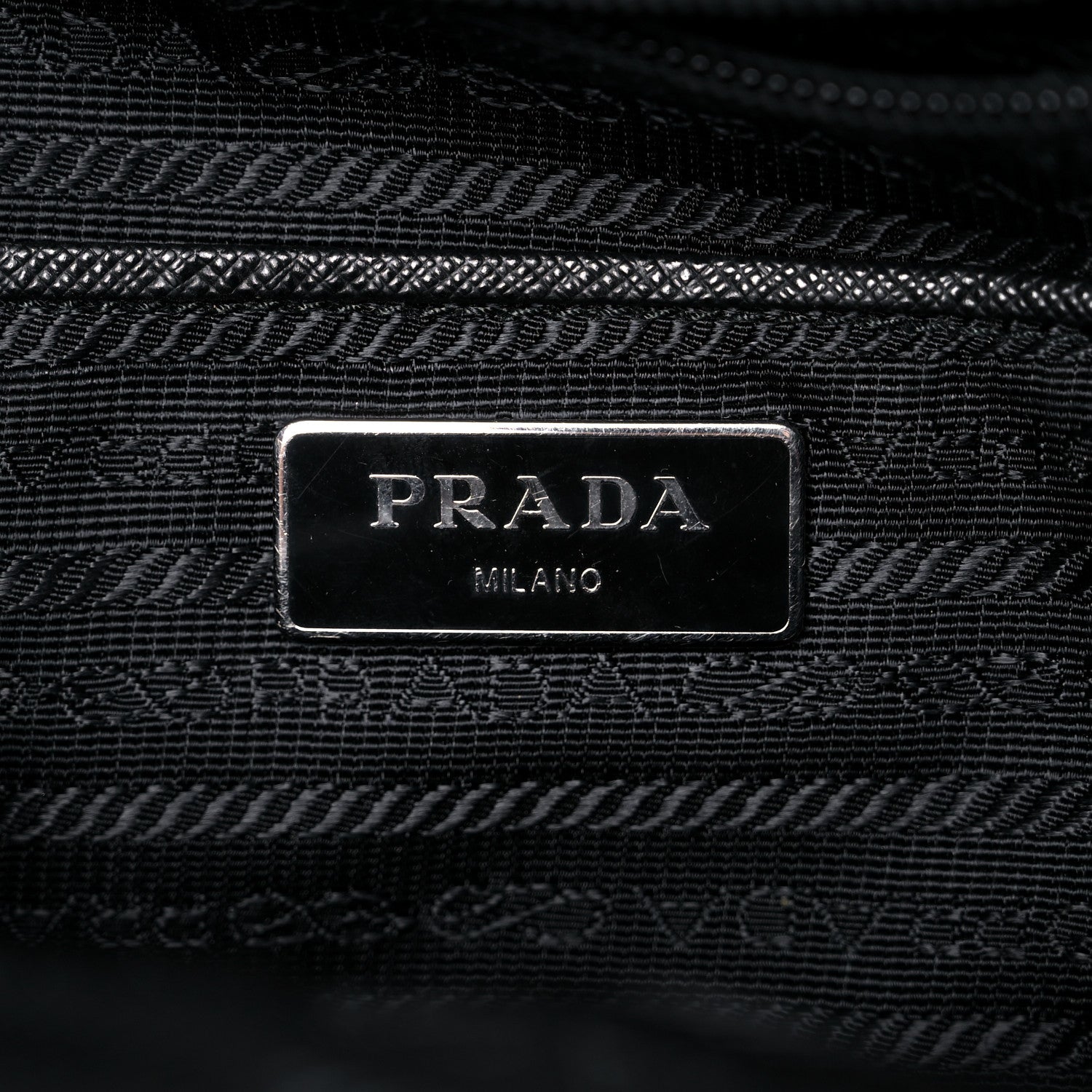 Prada Tessuto Nylon Grommet Backpack Black 6 of 21