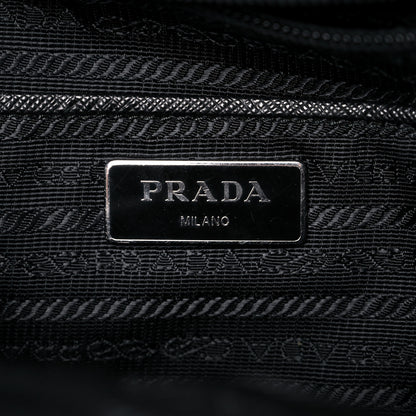 Prada Tessuto Nylon Grommet Backpack Black 6 of 21