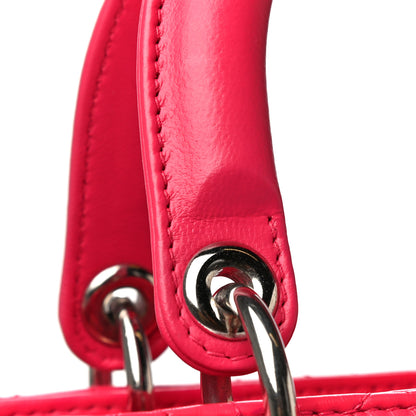 Christian Dior Lambskin Cannage Medium Lady Dior Pink 16 of 25