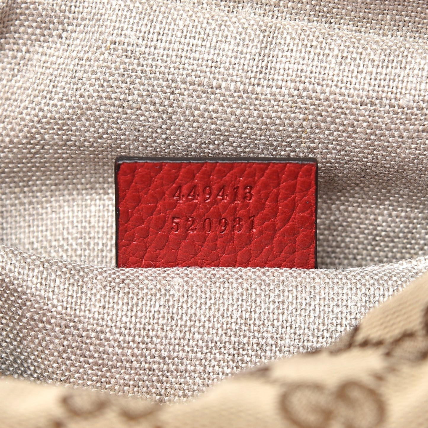 Monogram Mini Bree Messenger Bag Red