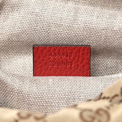 Gucci Monogram Mini Bree Messenger Bag Red 7 of 7