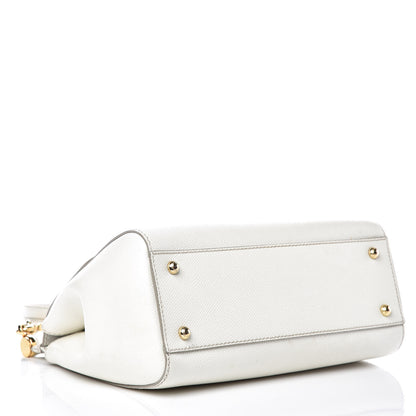 Dolce & Gabbana Dauphine Medium Miss Sicily Satchel White 4 of 11