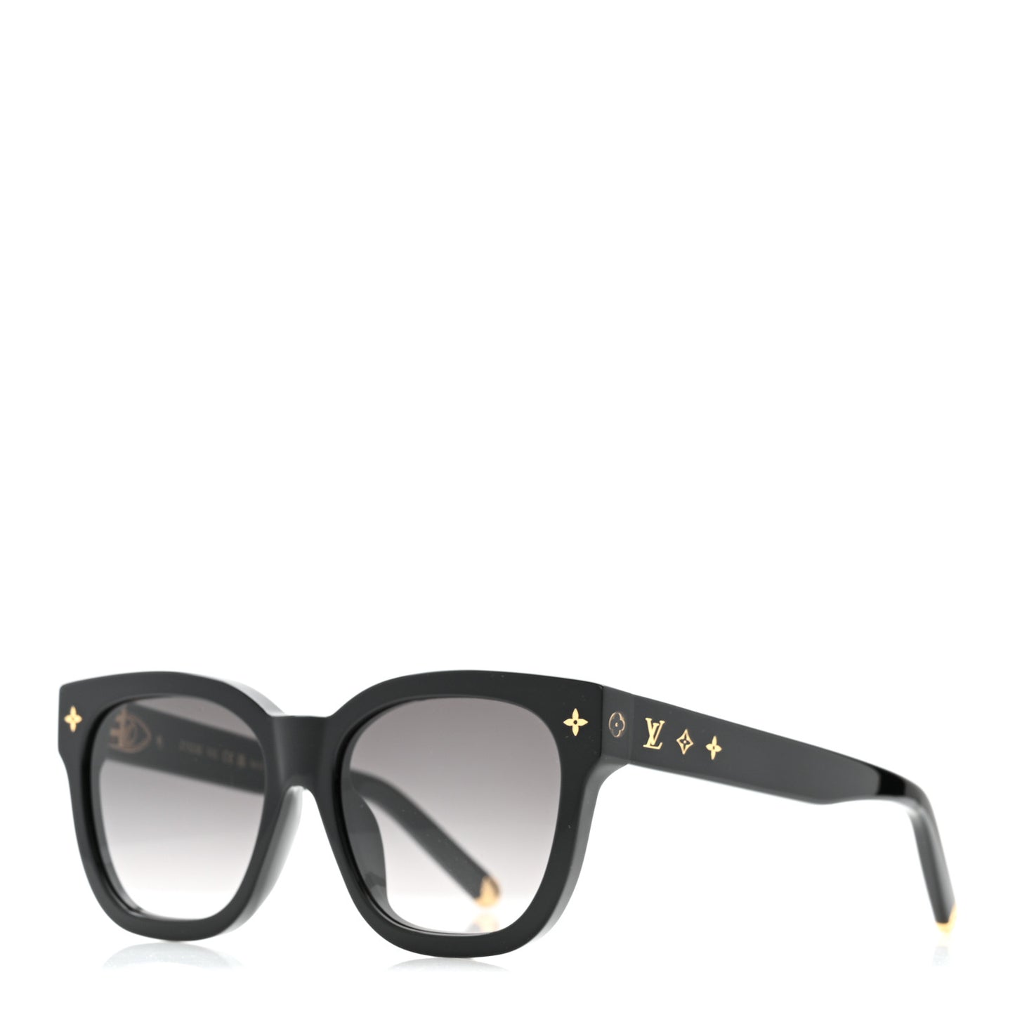 Acetate My Monogram Square Sunglasses Z1523E Black