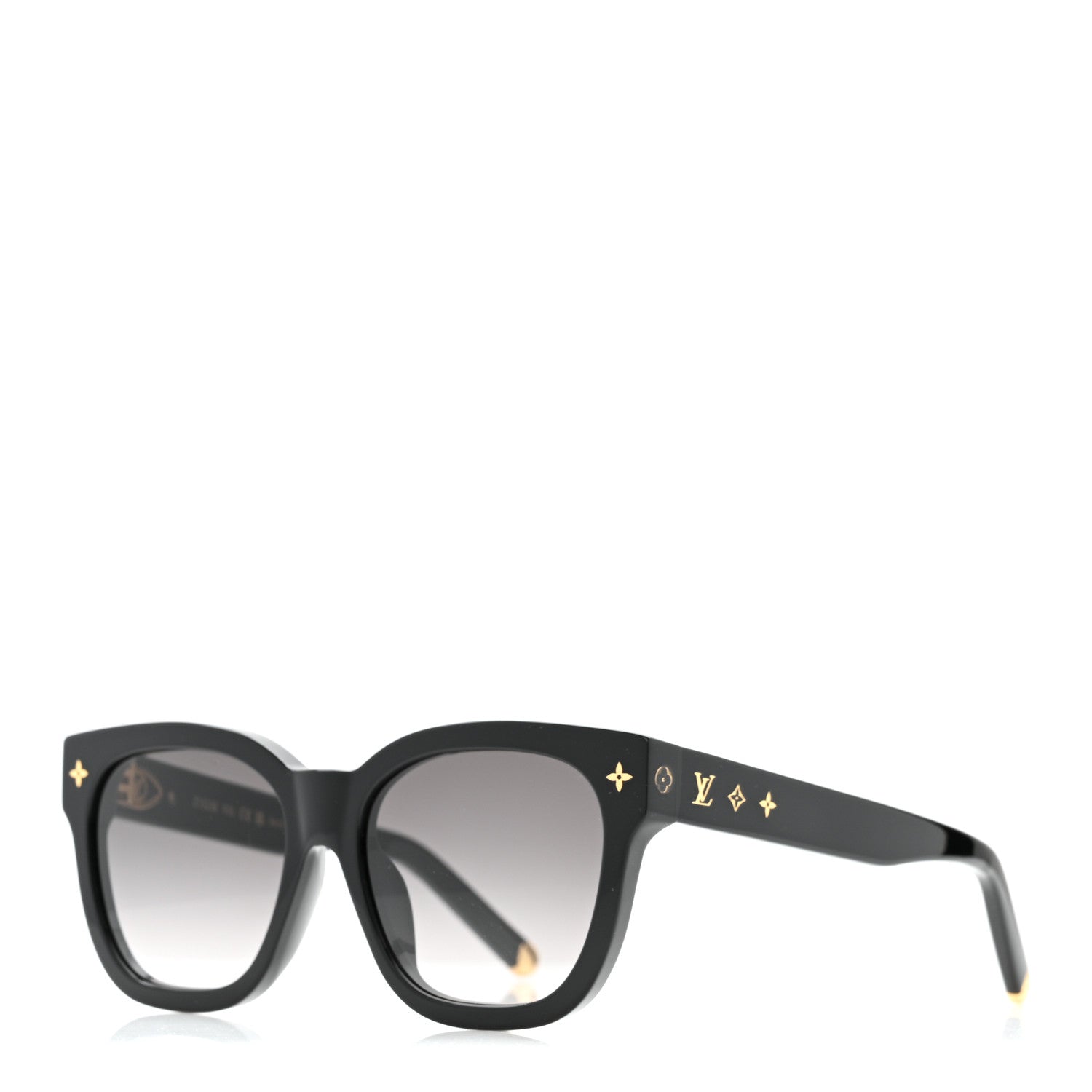 Louis Vuitton Acetate My Monogram Square Sunglasses Z1523E Black 1 of 7