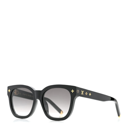 Louis Vuitton Acetate My Monogram Square Sunglasses Z1523E Black 1 of 7