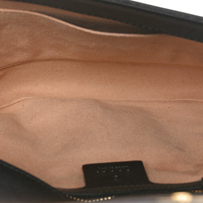 Gucci Calfskin Medium Rajah Broadway Envelope Clutch Black 4 of 10