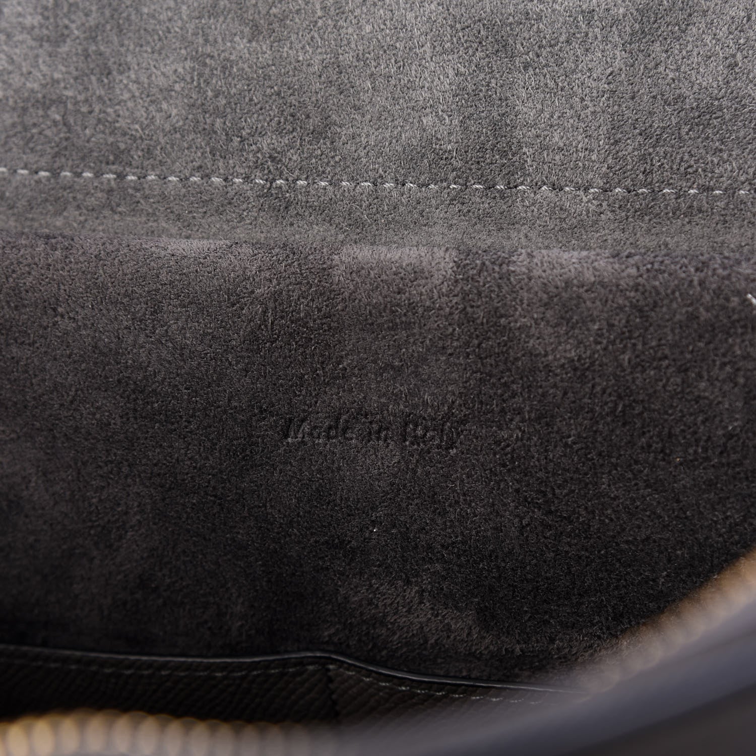 Celine Grained Calfskin Mini Belt Bag Grey 6 of 9