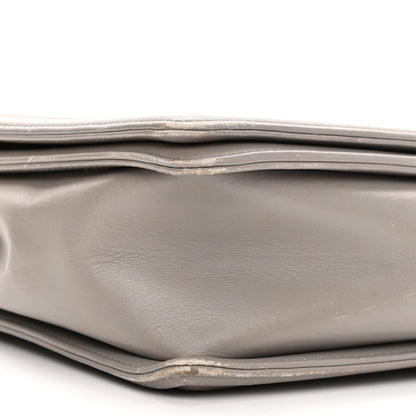 Chanel Calfskin Ombre Quilted Large Boy Flap Grey Beige 9 of 20