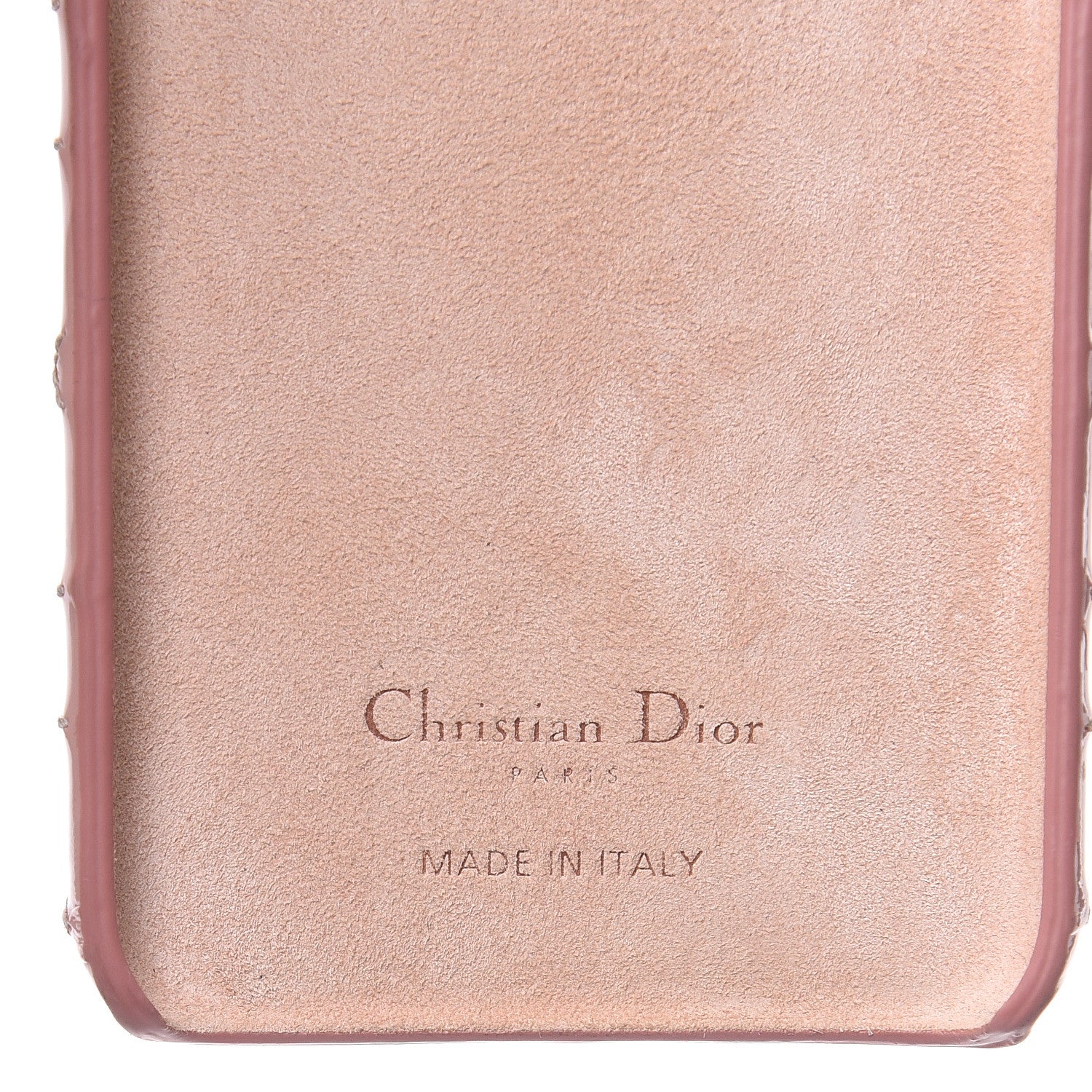 Christian Dior Patent Cannage Lady Dior Tech iPhone X XS Case