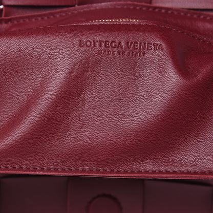Bottega Veneta Nappa Maxi Intreccio Cassette Bag Bordeaux 13 of 13