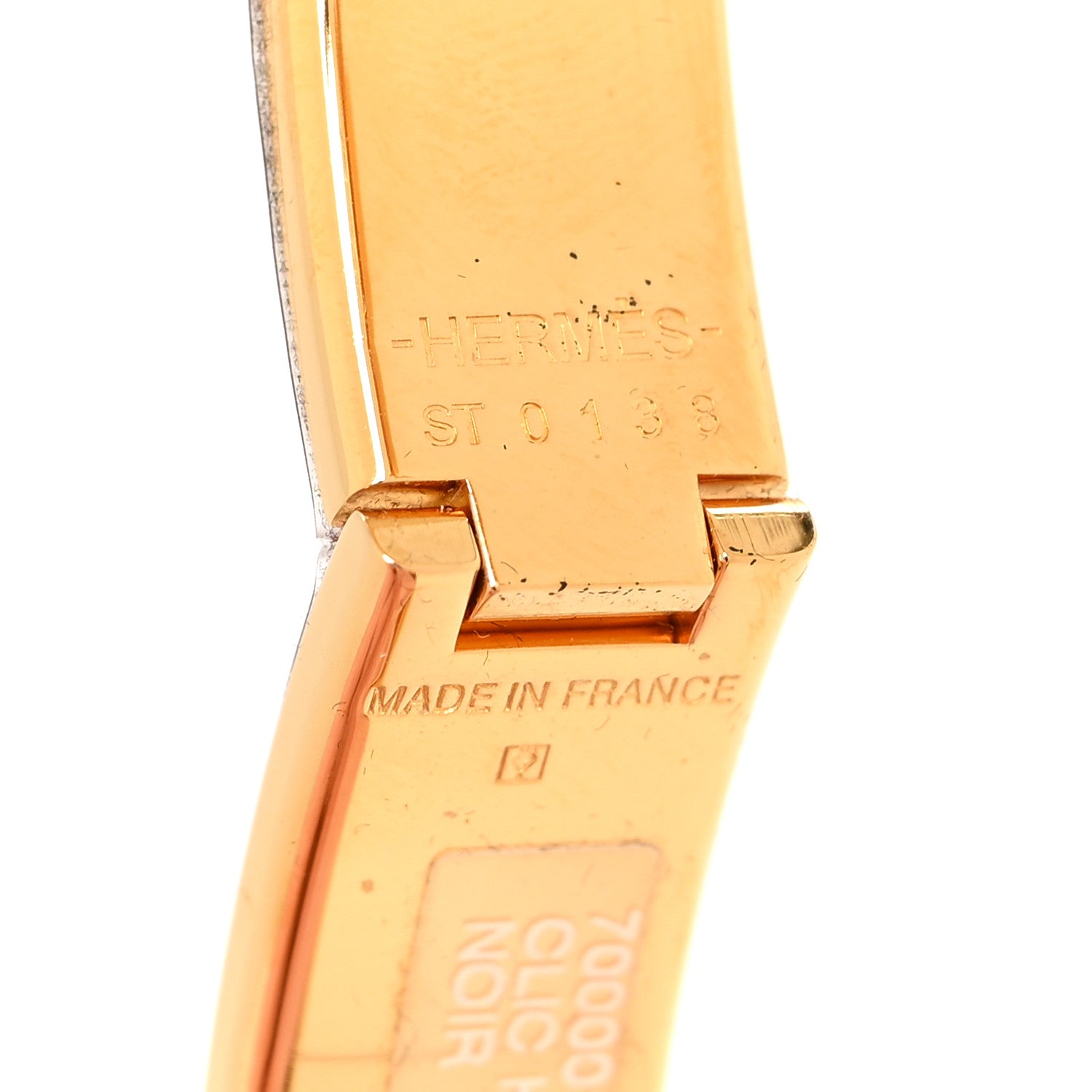 Hermes Enamel Narrow Clic Clac H Bracelet PM Black 5 of 5