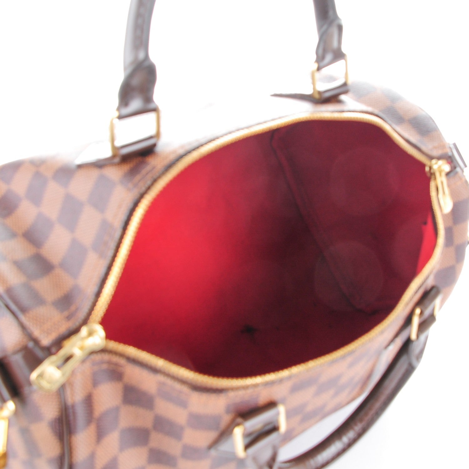 Louis Vuitton Damier Ebene Speedy Bandouliere 30 5 of 8