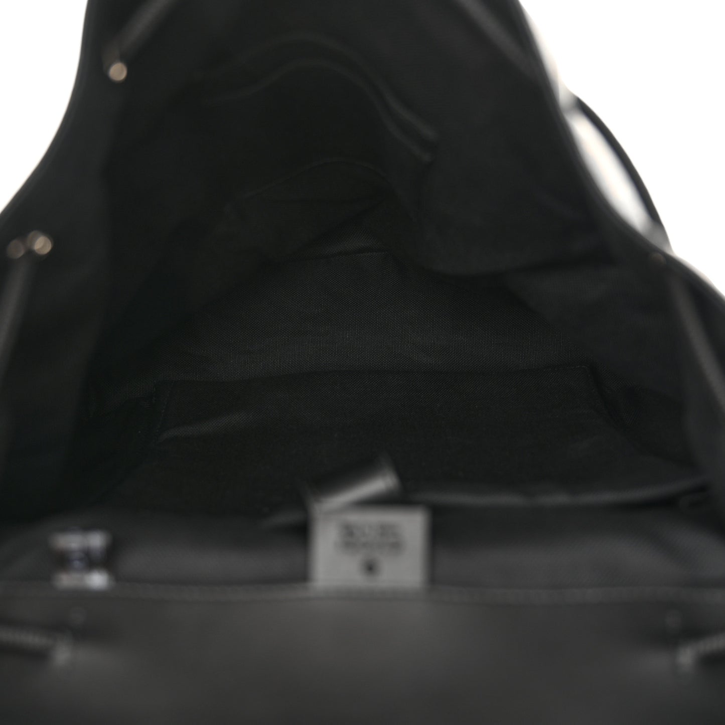 Soft GG Supreme Monogram Appia Calfskin Web Double Buckle Backpack Black