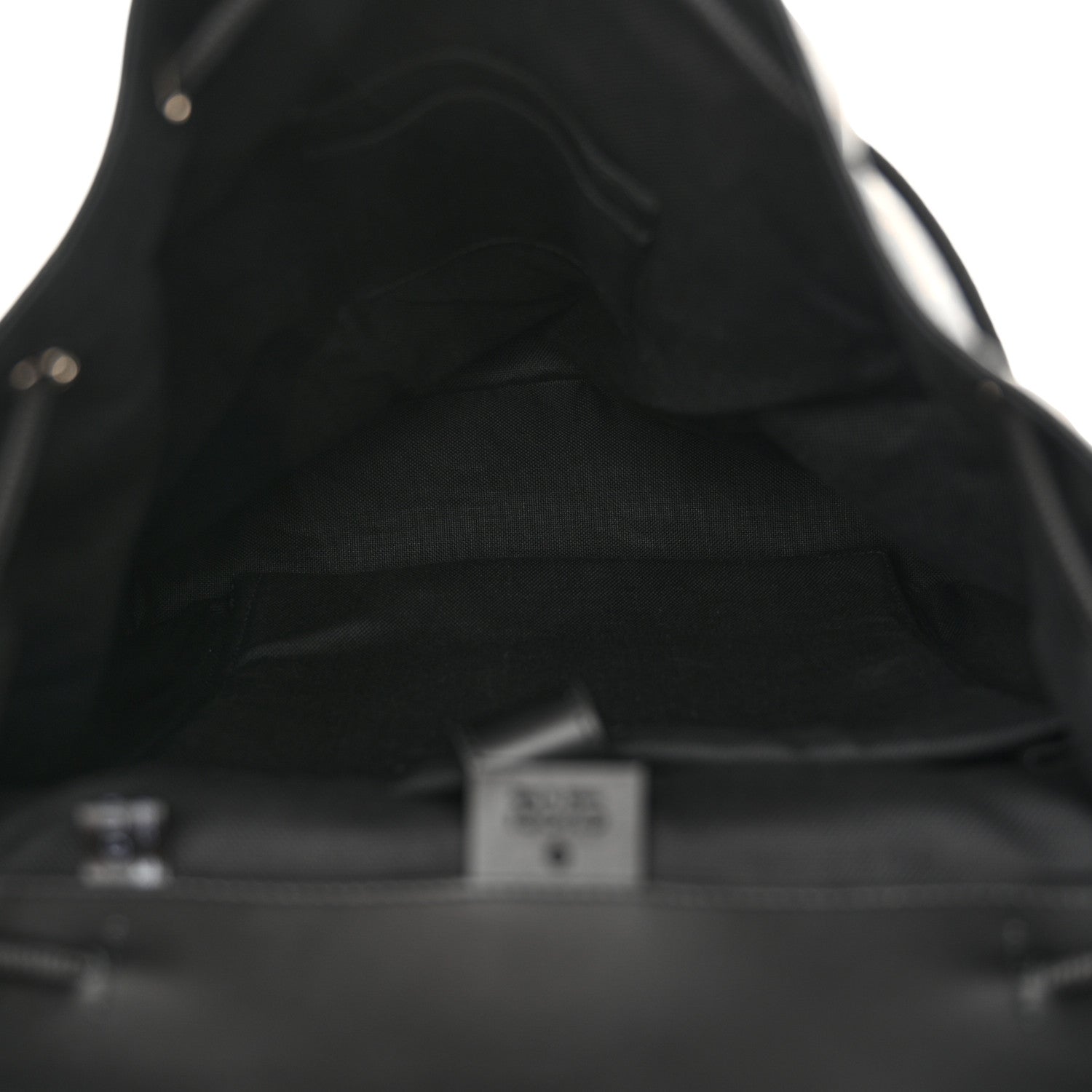 Gucci Soft GG Supreme Monogram Appia Calfskin Web Double Buckle Backpack Black 5 of 11