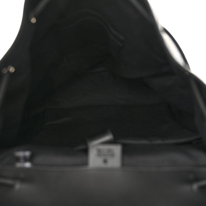 Gucci Soft GG Supreme Monogram Appia Calfskin Web Double Buckle Backpack Black 5 of 11