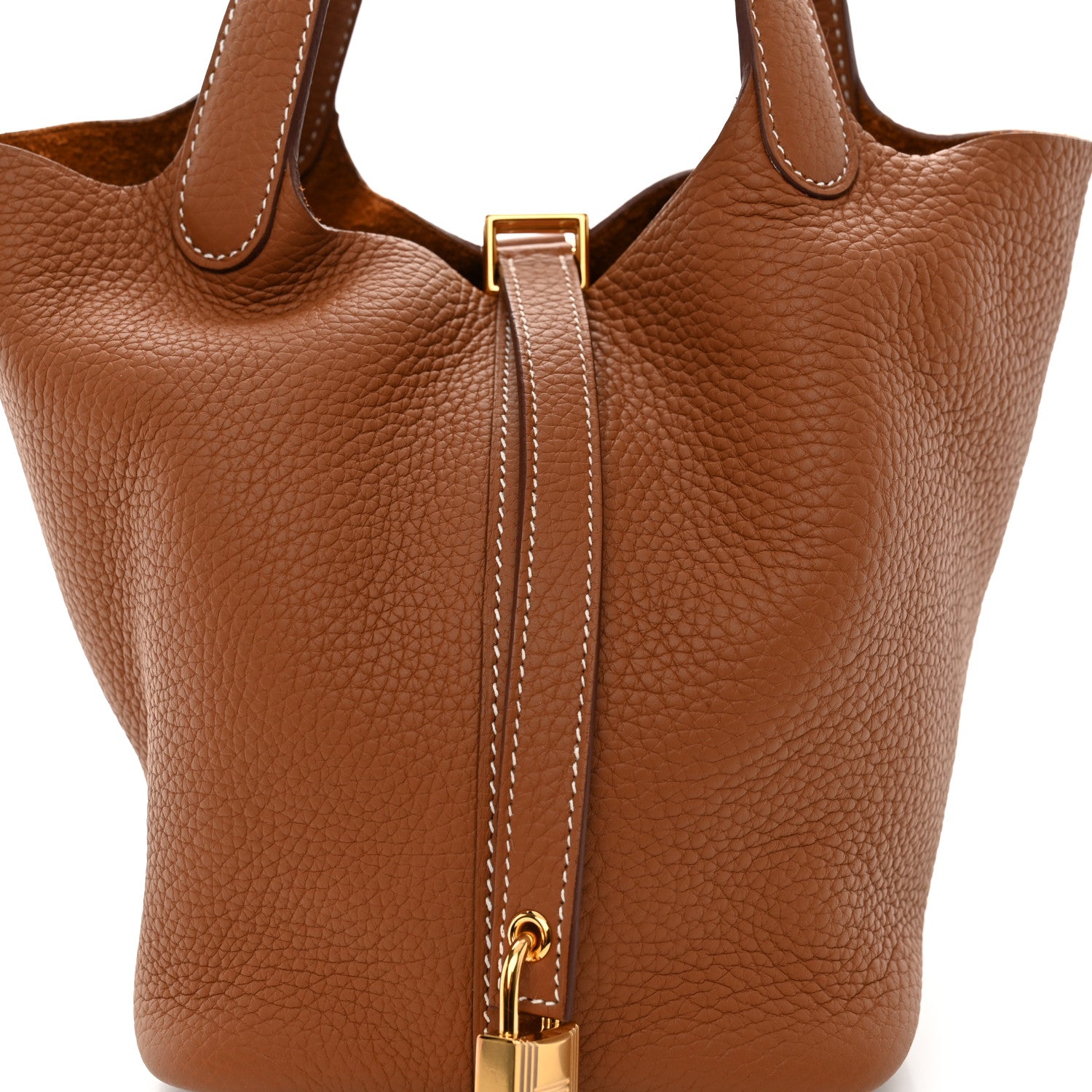 Hermes Taurillon Clemence Picotin Lock 18 PM Gold 10 of 11