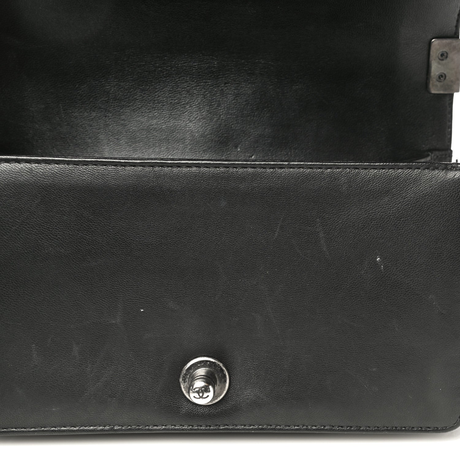 Chanel Lambskin Quilted Small Boy Flap Black 17 of 25