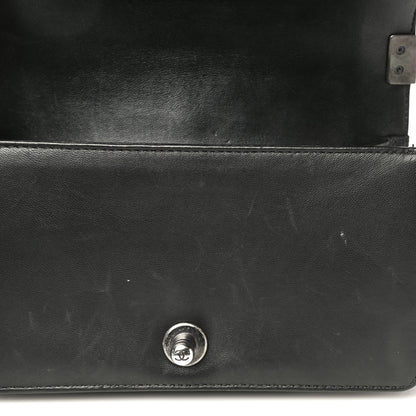 Chanel Lambskin Quilted Small Boy Flap Black 17 of 25