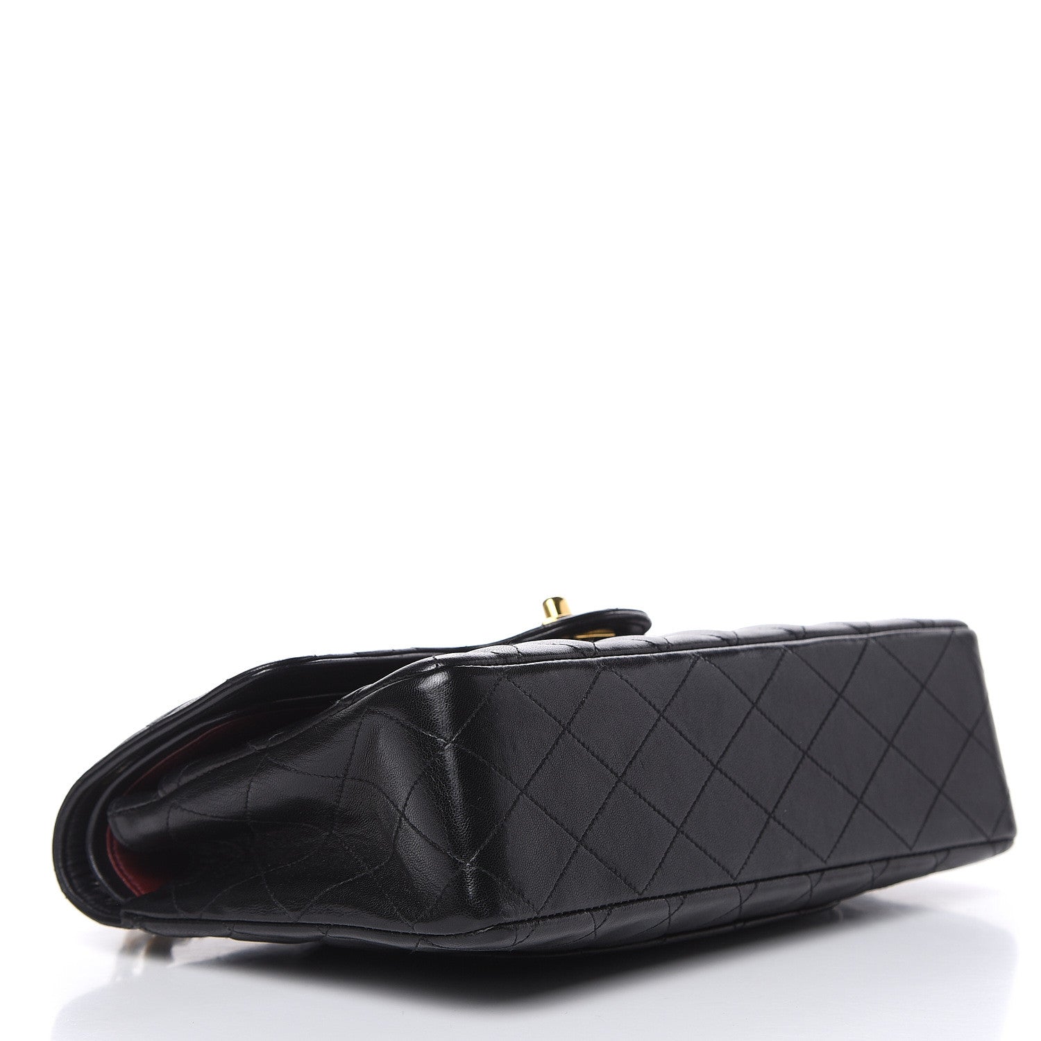 Chanel Lambskin Quilted Medium Double Flap Black 4 of 12