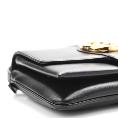 Gucci Vitello Palmellato Lux Small Arli Flap Shoulder Bag Black 10 of 11