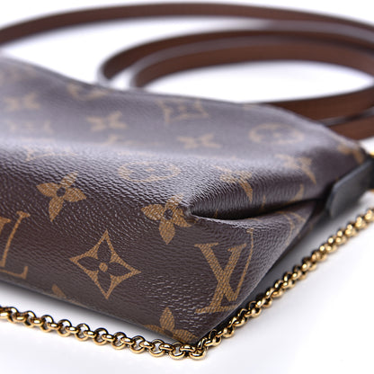 Louis Vuitton Monogram Pallas Clutch Black 9 of 10