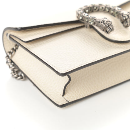 Gucci Dollar Calfskin Crystal Super Mini Dionysus Shoulder Bag Mystic White Black Diamond 7 of 8