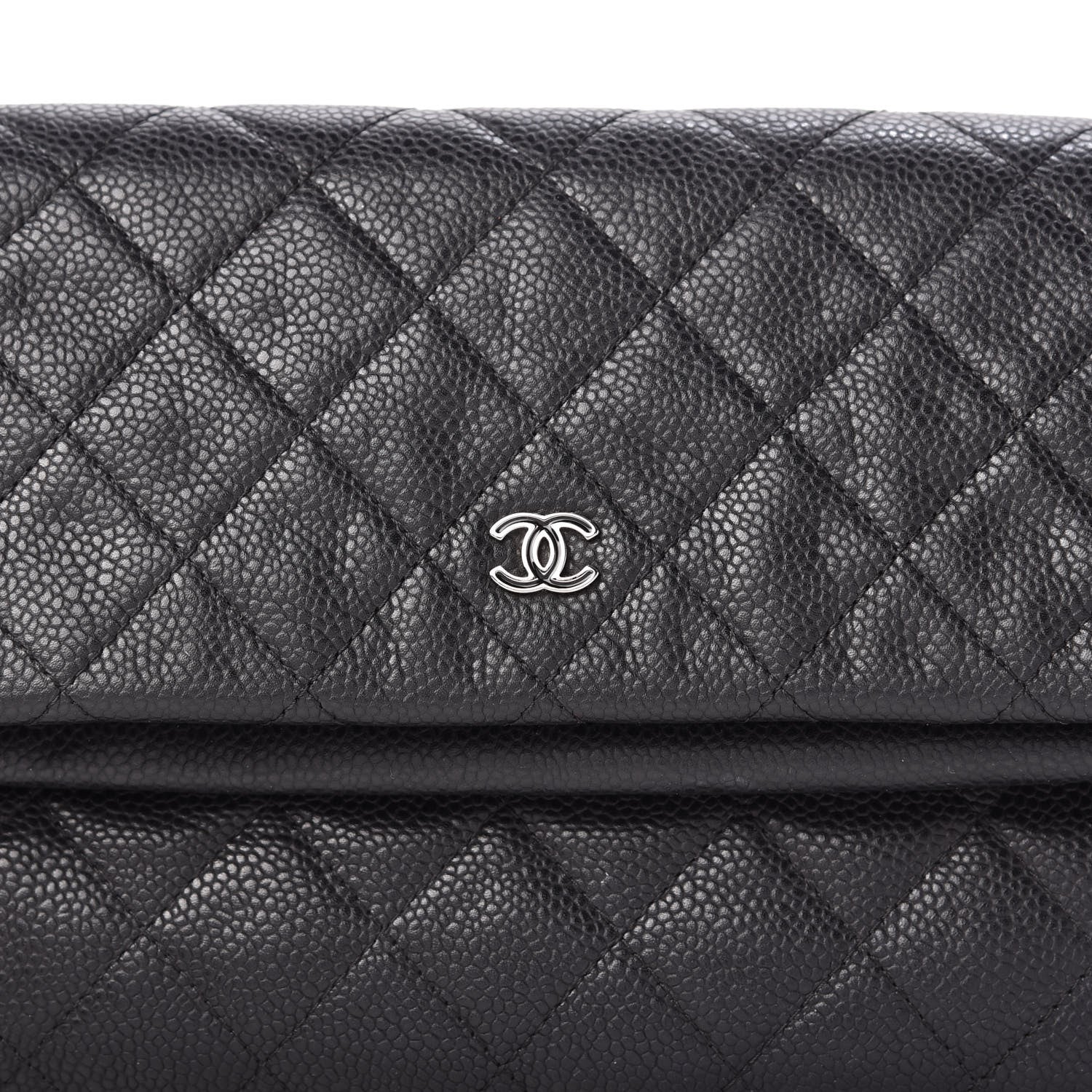 Chanel Caviar Quilted CC Beauty Clutch Black 10 of 10