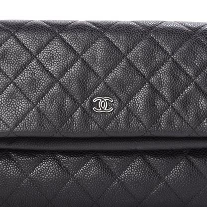 Chanel Caviar Quilted CC Beauty Clutch Black 10 of 10