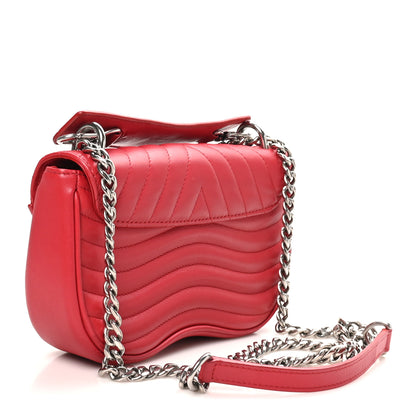 Louis Vuitton Calfskin Love Lock New Wave Chain PM Red 3 of 9