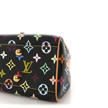 Louis Vuitton Monogram Multicolor Aurelia MM Black 9 of 9