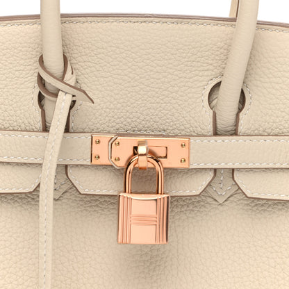 Hermes Togo Birkin 25 Craie 10 of 12