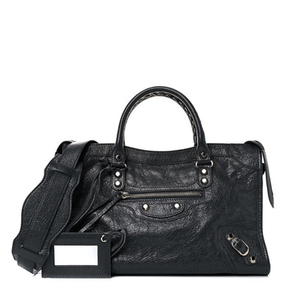 Balenciaga Agneau Classic Silver Hardware S City Gris Fossile 1 of 13