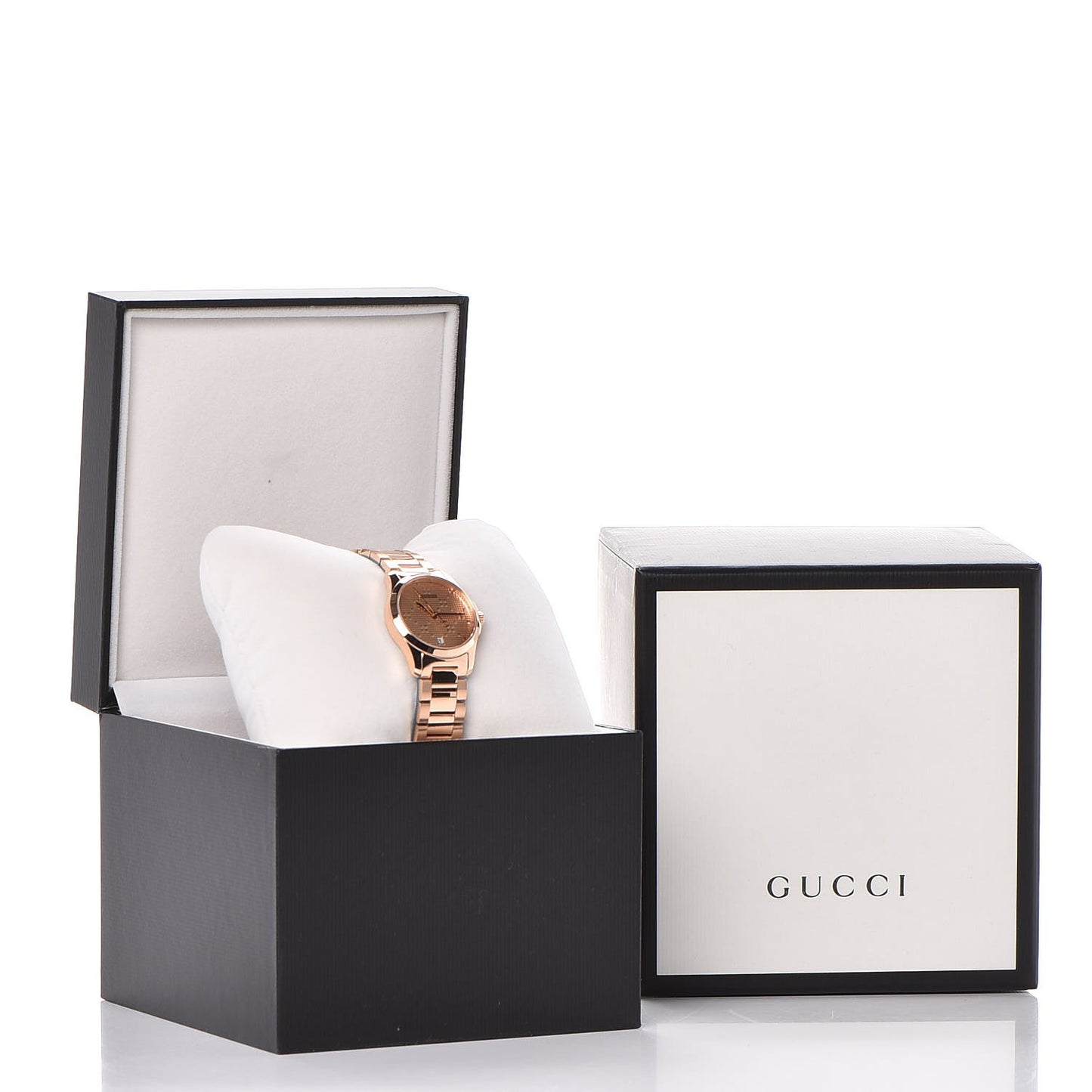 Stainless Steel 27mm G-Timeless Diamante Quartz Watch Rose