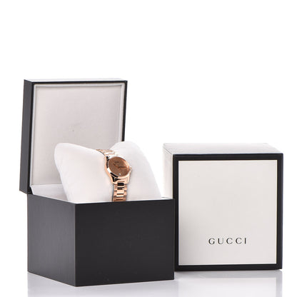 Gucci Stainless Steel 27mm G-Timeless Diamante Quartz Watch Rose 7 of 7