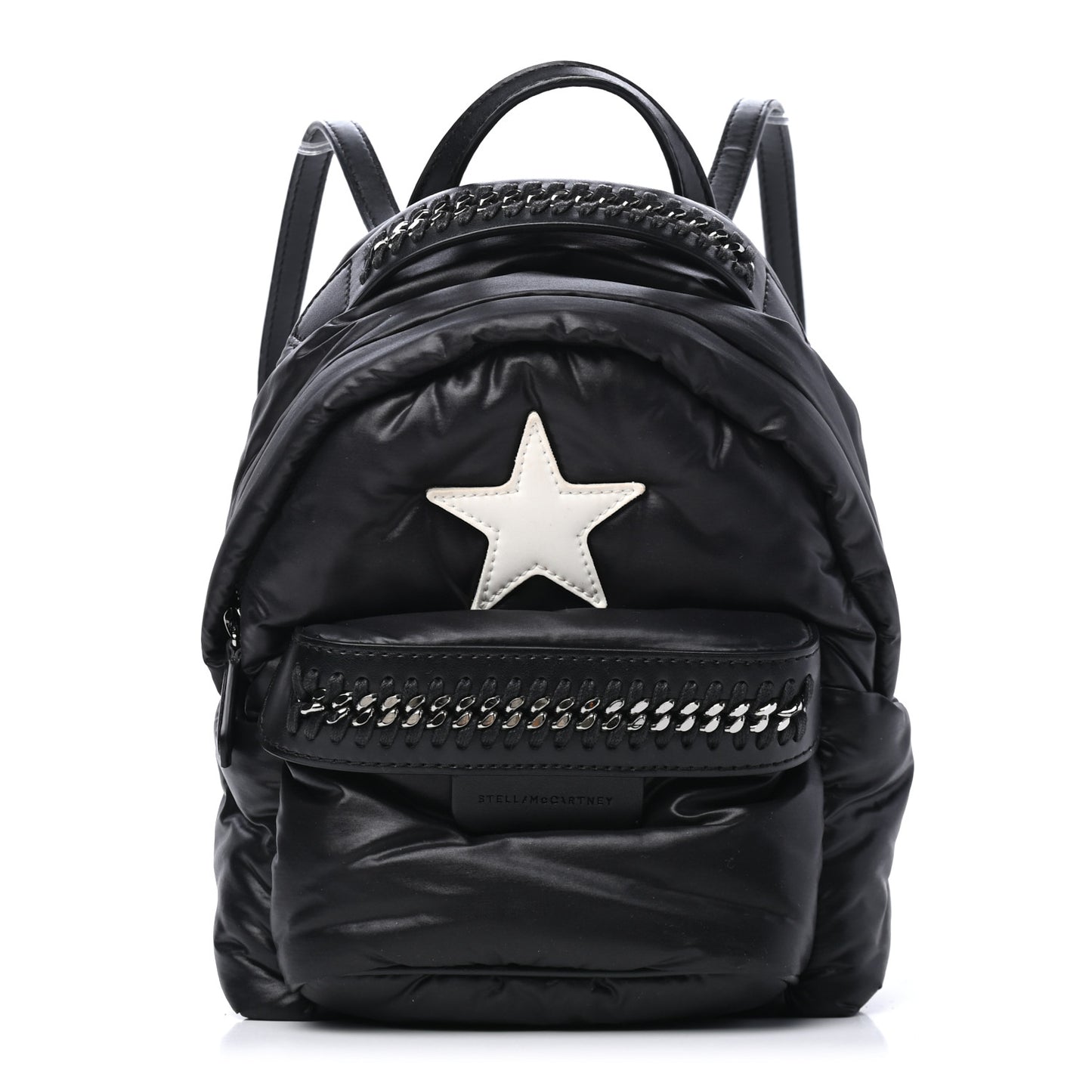 Polyamide Falabella Go Star Backpack Black White