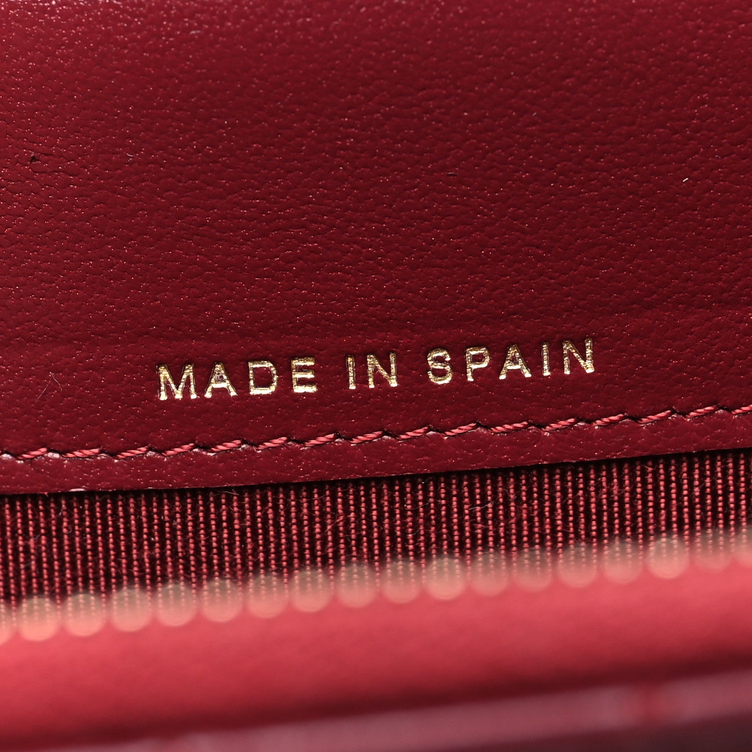 Chanel Lambskin Quilted Phone Holder Wallet on Removable Chain Burgundy 11 of 18