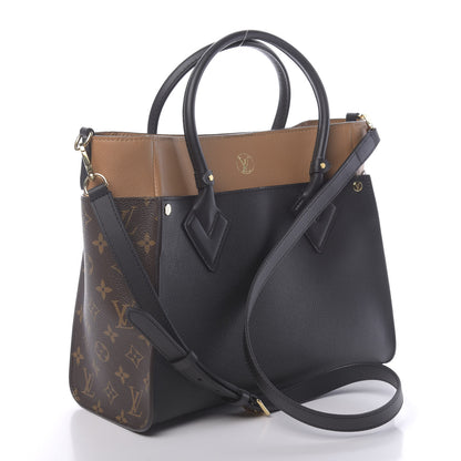 Louis Vuitton Calfskin Monogram On My Side Black 3 of 10