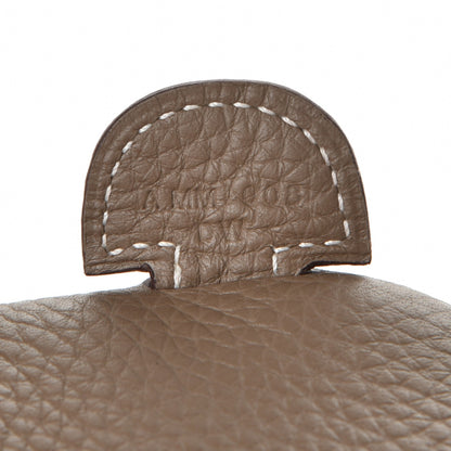 Hermes Taurillon Clemence Evelyne III PM Etoupe 7 of 8