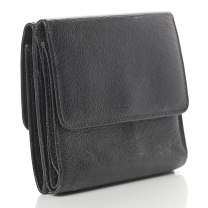 Chanel Goatskin Compact CC Flap Wallet Black 3 of 15