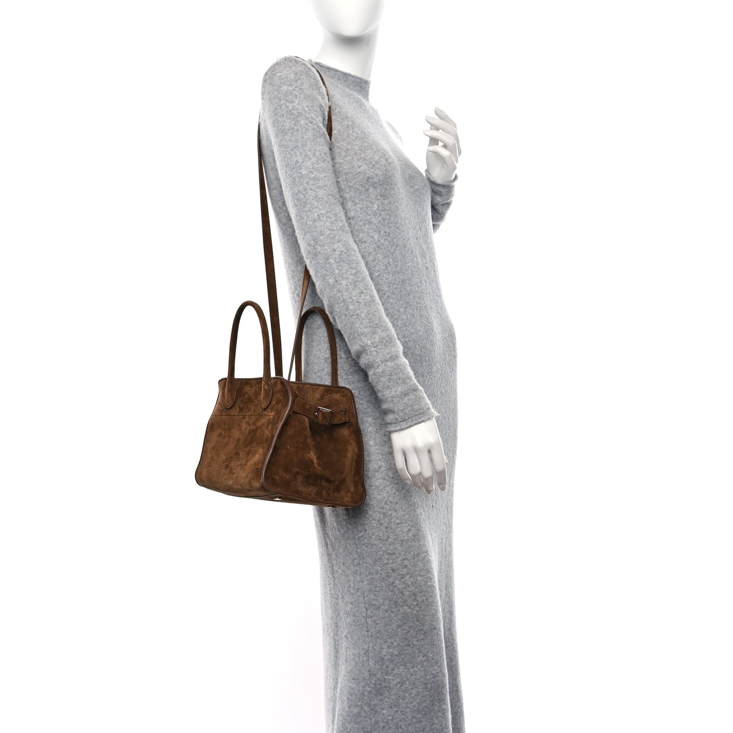 Suede Soft Margaux 10 Bag Mocha