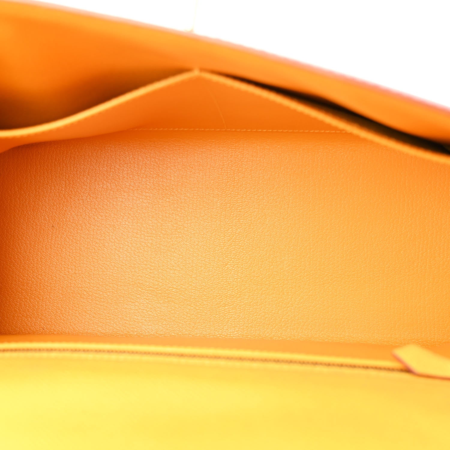 Hermes Courchevel Tri-Color Kelly Sellier 32 Rouge Vif Jaune Vert Bengale 5 of 12