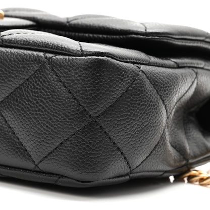 Chanel Caviar Quilted Mini Sweetheart Rectangular Flap Black 9 of 10